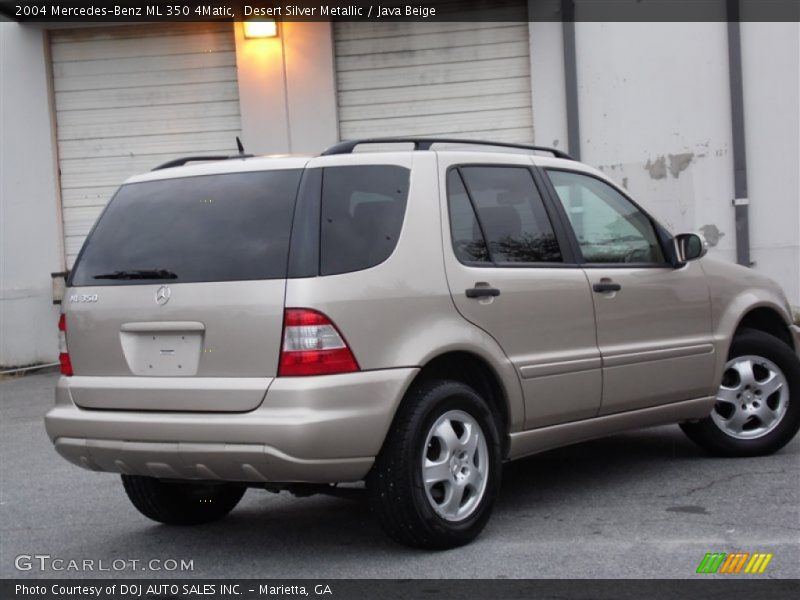 Desert Silver Metallic / Java Beige 2004 Mercedes-Benz ML 350 4Matic