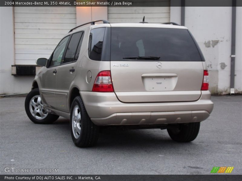 Desert Silver Metallic / Java Beige 2004 Mercedes-Benz ML 350 4Matic