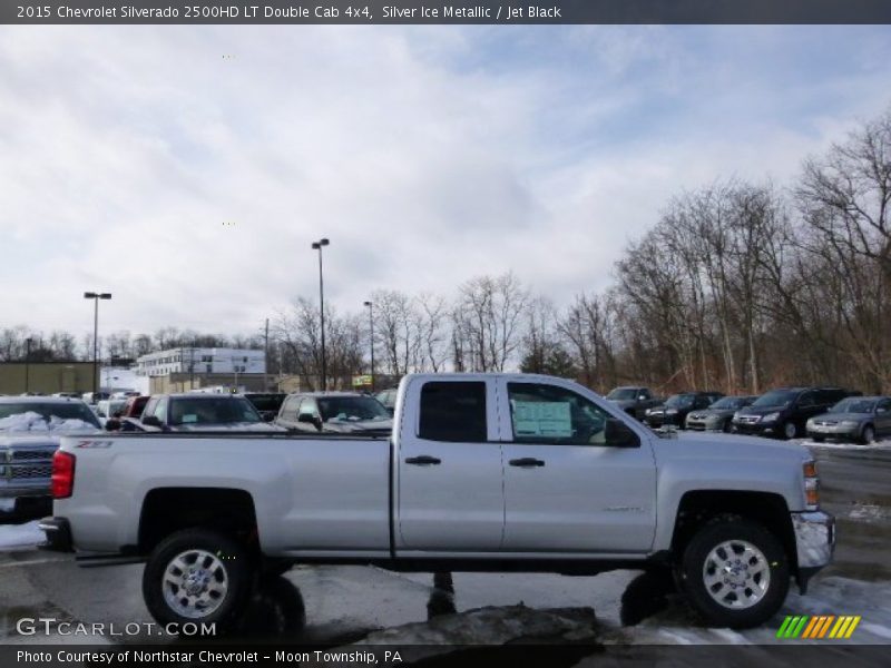 Silver Ice Metallic / Jet Black 2015 Chevrolet Silverado 2500HD LT Double Cab 4x4