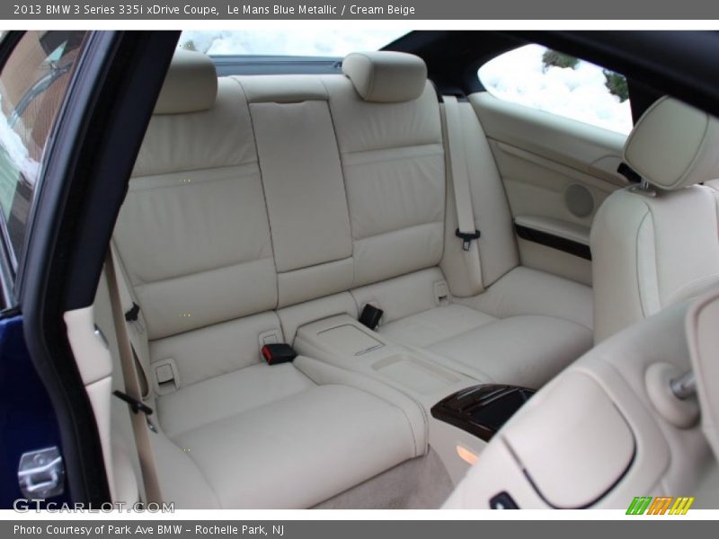 Rear Seat of 2013 3 Series 335i xDrive Coupe