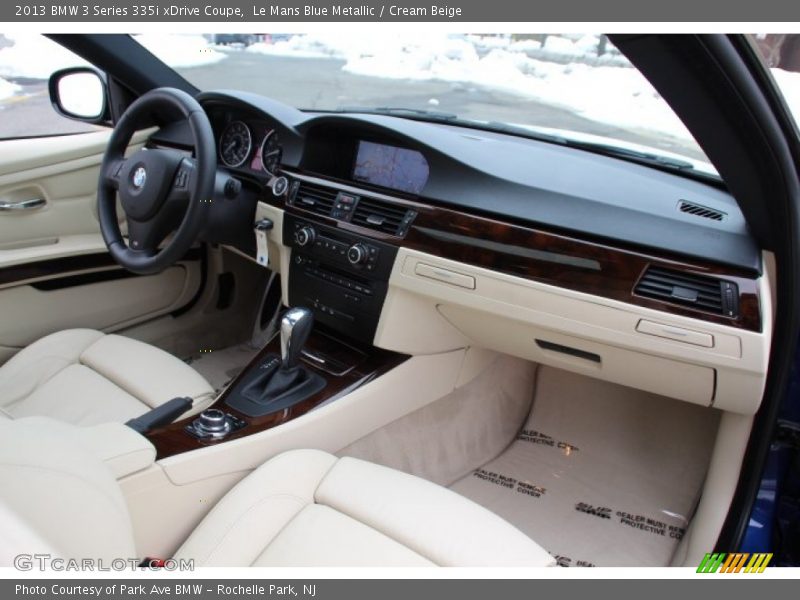Le Mans Blue Metallic / Cream Beige 2013 BMW 3 Series 335i xDrive Coupe