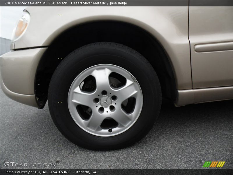Desert Silver Metallic / Java Beige 2004 Mercedes-Benz ML 350 4Matic
