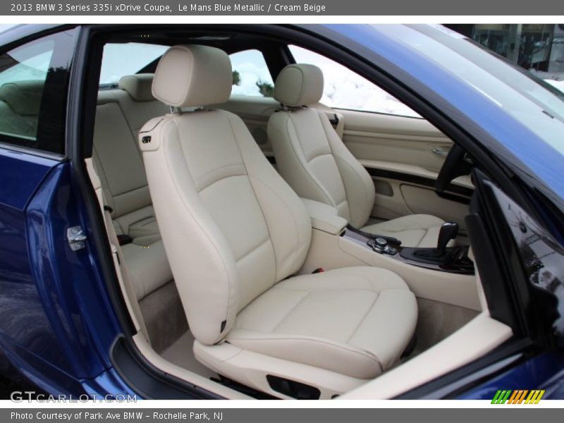 Le Mans Blue Metallic / Cream Beige 2013 BMW 3 Series 335i xDrive Coupe