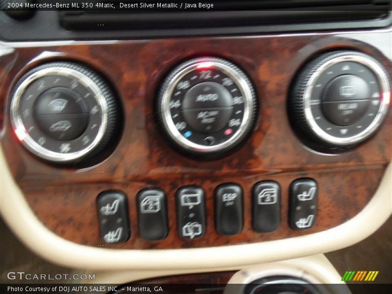 Desert Silver Metallic / Java Beige 2004 Mercedes-Benz ML 350 4Matic