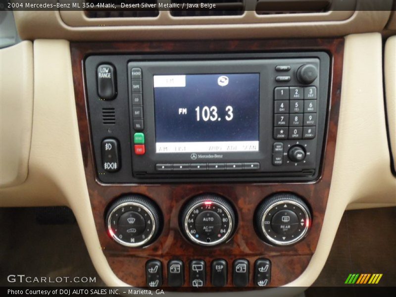 Desert Silver Metallic / Java Beige 2004 Mercedes-Benz ML 350 4Matic
