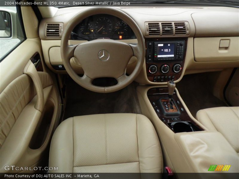 Desert Silver Metallic / Java Beige 2004 Mercedes-Benz ML 350 4Matic
