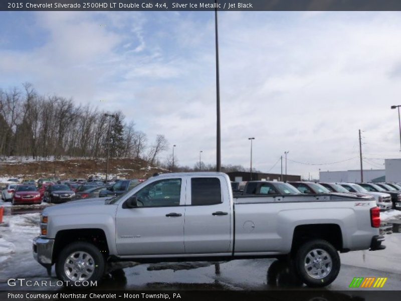Silver Ice Metallic / Jet Black 2015 Chevrolet Silverado 2500HD LT Double Cab 4x4