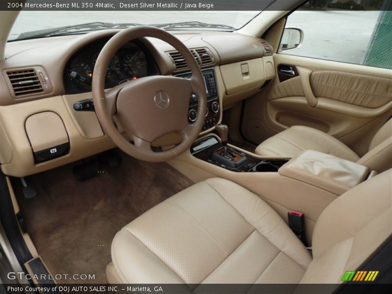 Desert Silver Metallic / Java Beige 2004 Mercedes-Benz ML 350 4Matic