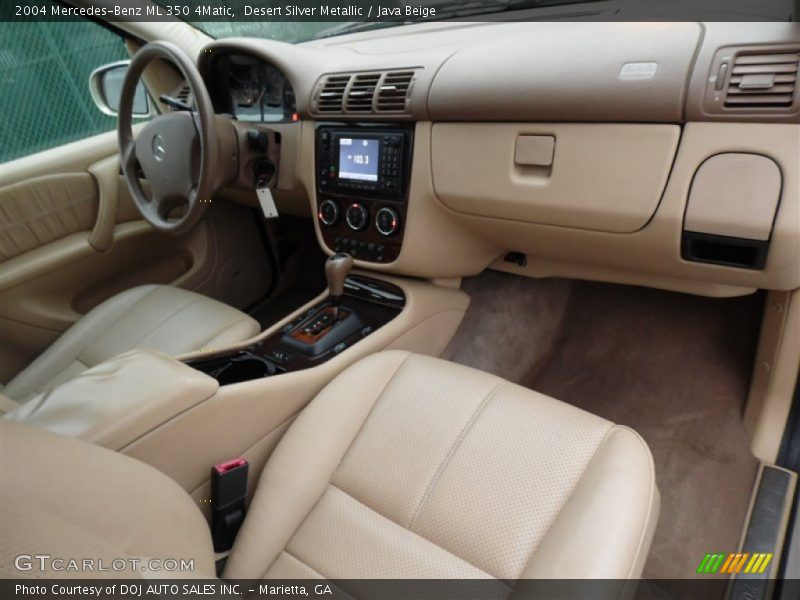 Desert Silver Metallic / Java Beige 2004 Mercedes-Benz ML 350 4Matic