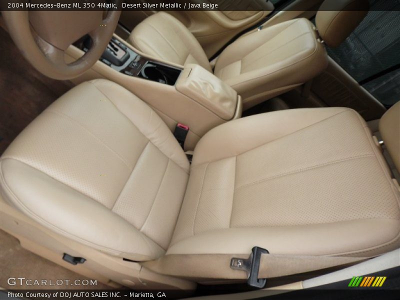 Desert Silver Metallic / Java Beige 2004 Mercedes-Benz ML 350 4Matic