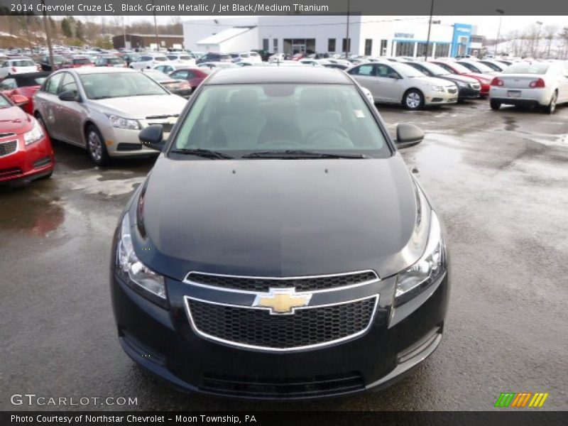 Black Granite Metallic / Jet Black/Medium Titanium 2014 Chevrolet Cruze LS