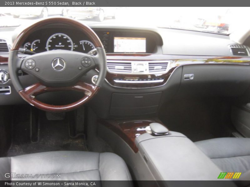 Black / Black 2013 Mercedes-Benz S 550 Sedan
