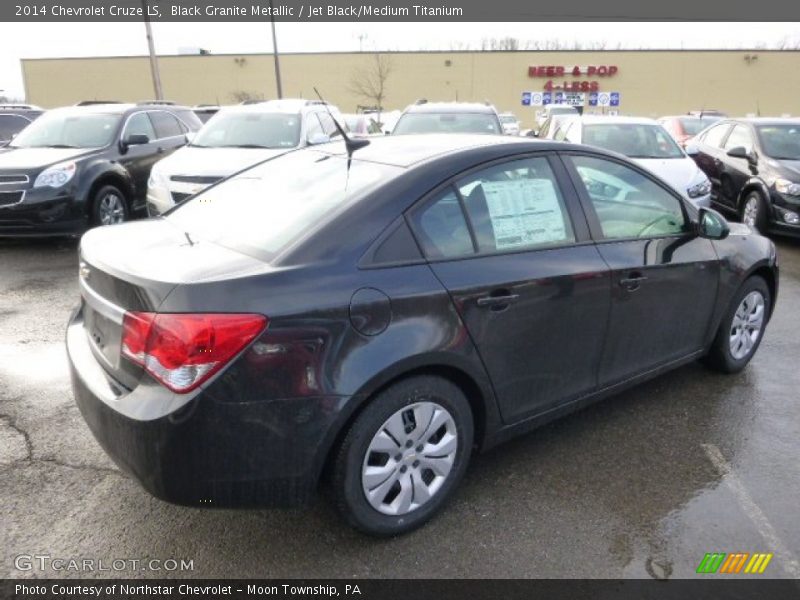Black Granite Metallic / Jet Black/Medium Titanium 2014 Chevrolet Cruze LS