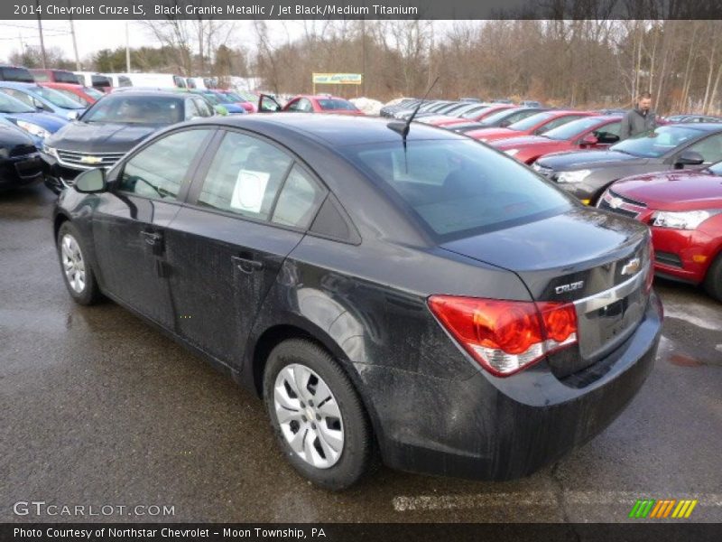 Black Granite Metallic / Jet Black/Medium Titanium 2014 Chevrolet Cruze LS