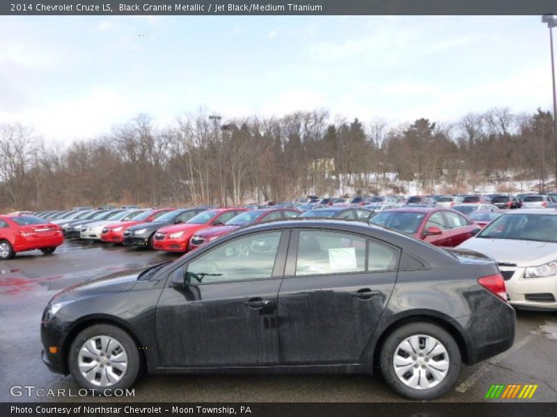 Black Granite Metallic / Jet Black/Medium Titanium 2014 Chevrolet Cruze LS