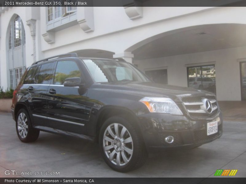 Black / Black 2011 Mercedes-Benz GLK 350