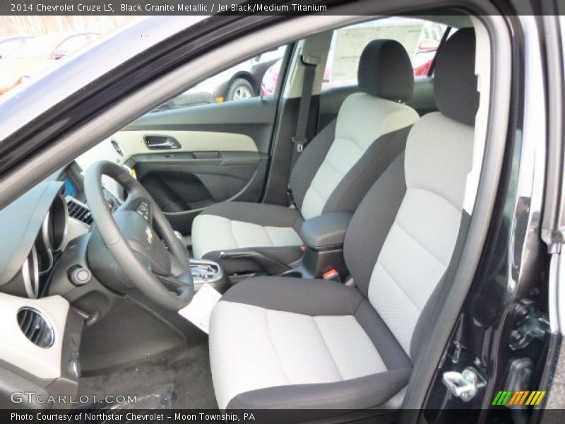 Black Granite Metallic / Jet Black/Medium Titanium 2014 Chevrolet Cruze LS