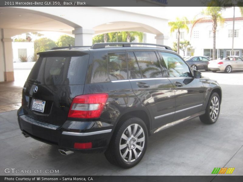 Black / Black 2011 Mercedes-Benz GLK 350