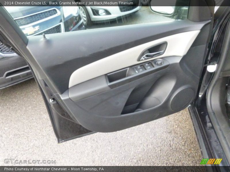 Black Granite Metallic / Jet Black/Medium Titanium 2014 Chevrolet Cruze LS