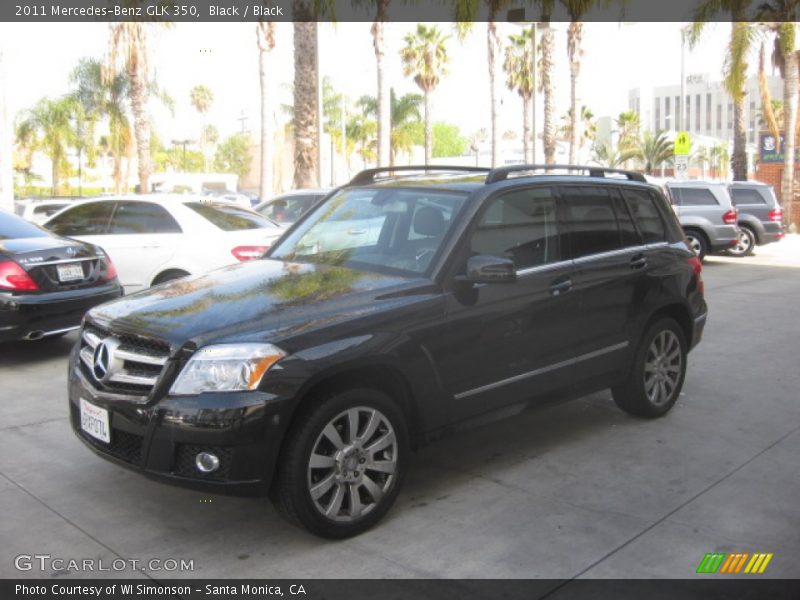 Black / Black 2011 Mercedes-Benz GLK 350