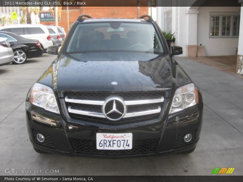 Black / Black 2011 Mercedes-Benz GLK 350