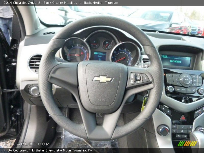 Black Granite Metallic / Jet Black/Medium Titanium 2014 Chevrolet Cruze LS