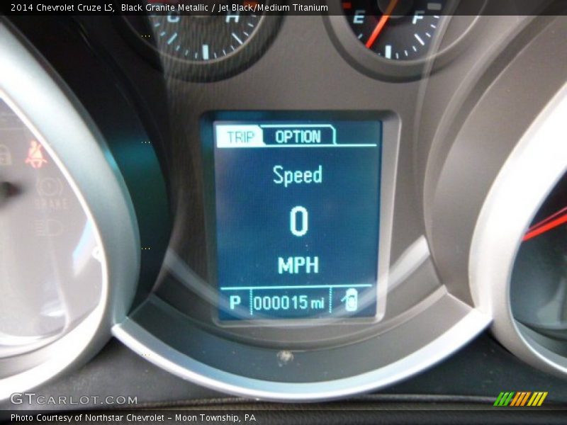 Black Granite Metallic / Jet Black/Medium Titanium 2014 Chevrolet Cruze LS