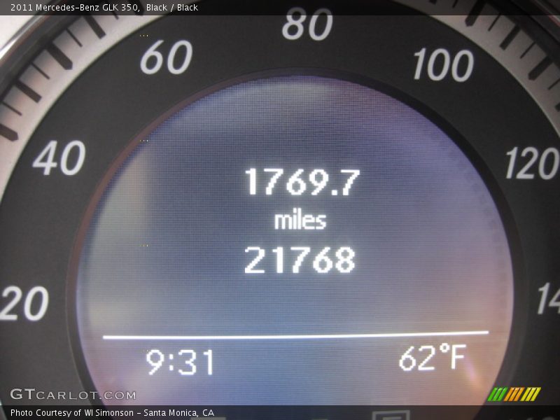 Black / Black 2011 Mercedes-Benz GLK 350