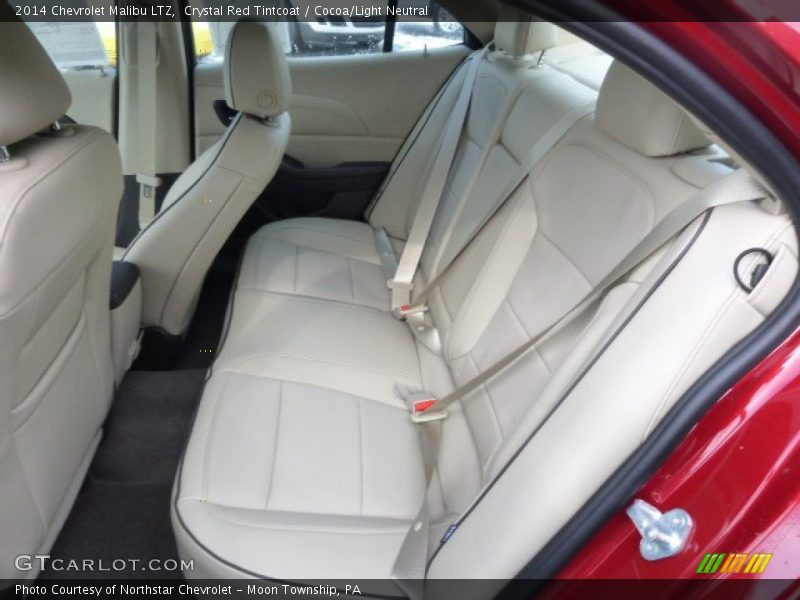 Rear Seat of 2014 Malibu LTZ
