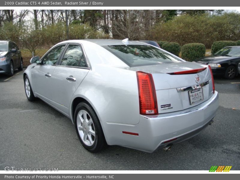 Radiant Silver / Ebony 2009 Cadillac CTS 4 AWD Sedan