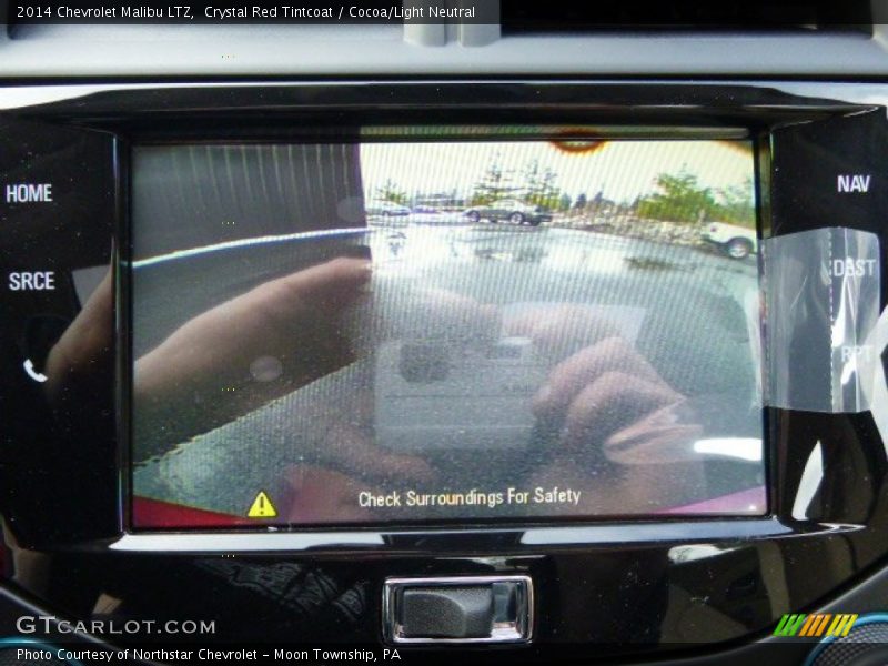Crystal Red Tintcoat / Cocoa/Light Neutral 2014 Chevrolet Malibu LTZ