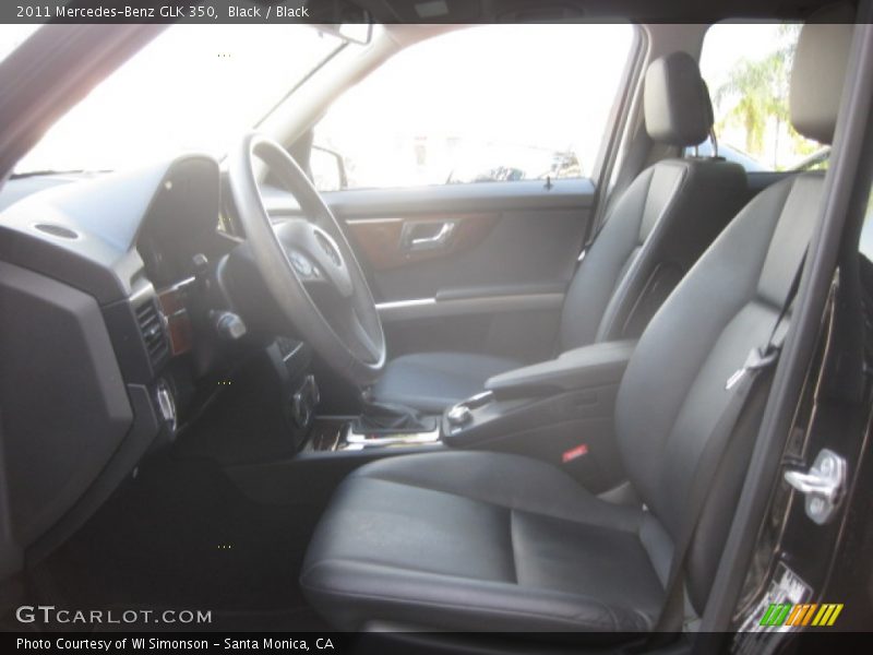 Black / Black 2011 Mercedes-Benz GLK 350