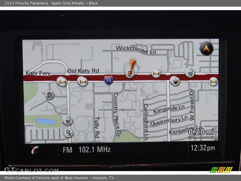 Navigation of 2014 Panamera 