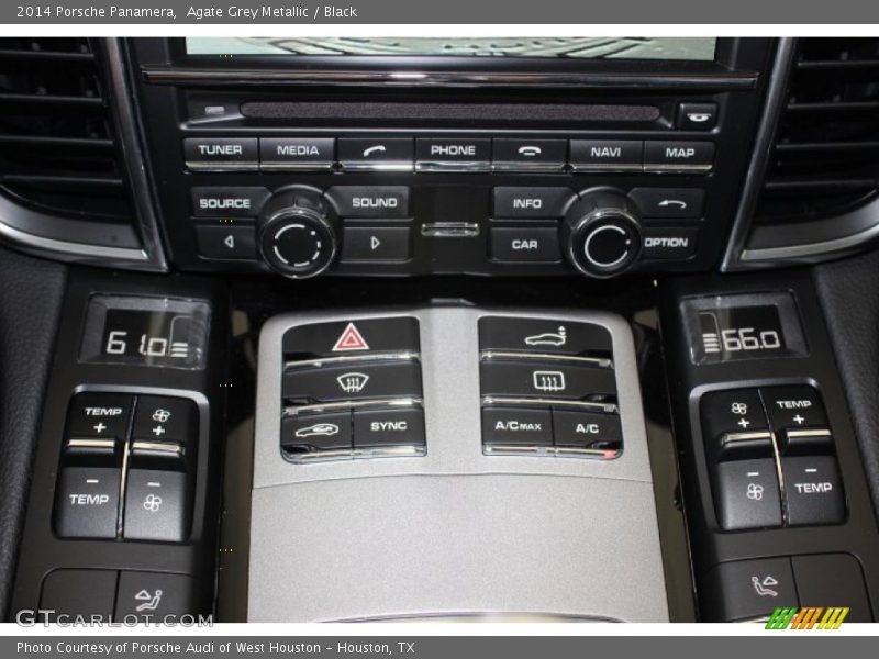 Agate Grey Metallic / Black 2014 Porsche Panamera