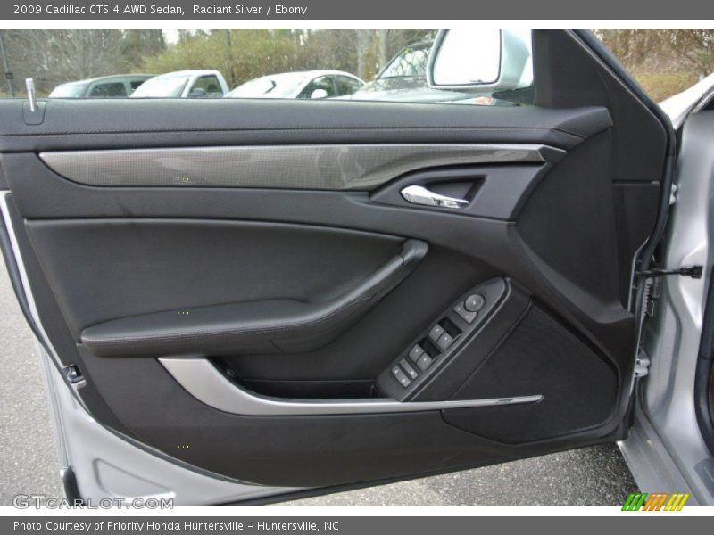 Radiant Silver / Ebony 2009 Cadillac CTS 4 AWD Sedan