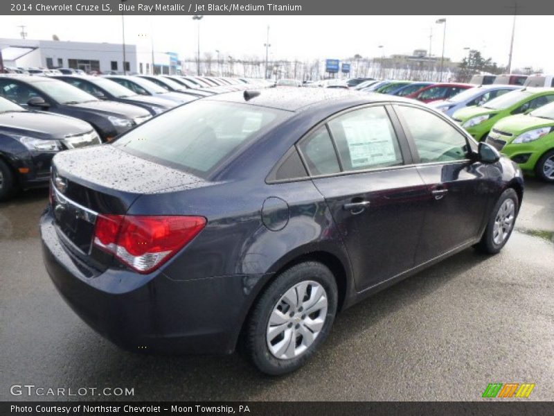 Blue Ray Metallic / Jet Black/Medium Titanium 2014 Chevrolet Cruze LS
