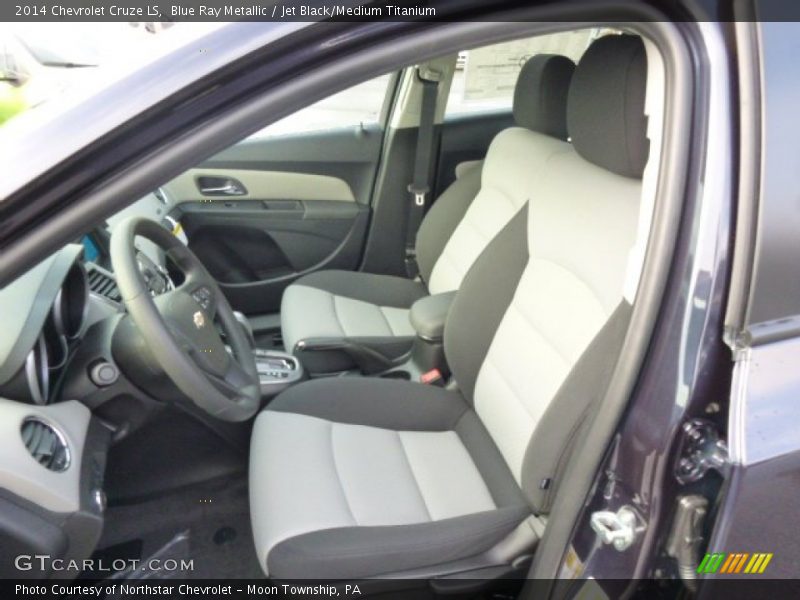 Blue Ray Metallic / Jet Black/Medium Titanium 2014 Chevrolet Cruze LS