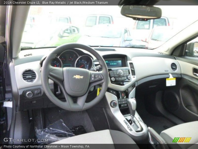 Blue Ray Metallic / Jet Black/Medium Titanium 2014 Chevrolet Cruze LS