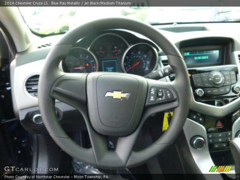 Blue Ray Metallic / Jet Black/Medium Titanium 2014 Chevrolet Cruze LS