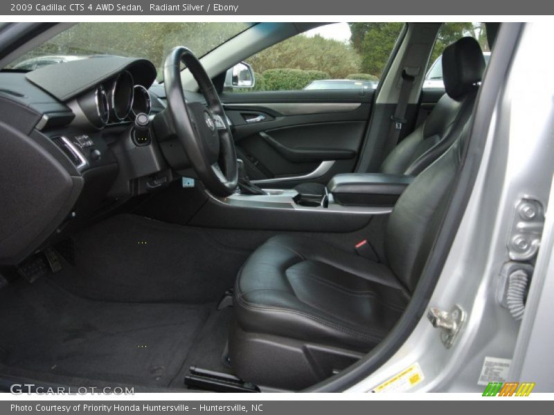 Radiant Silver / Ebony 2009 Cadillac CTS 4 AWD Sedan