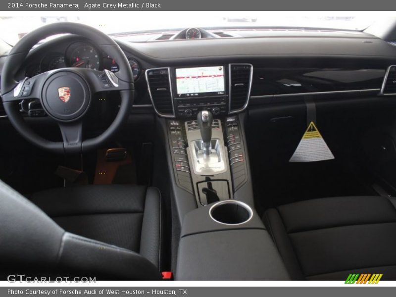 Agate Grey Metallic / Black 2014 Porsche Panamera