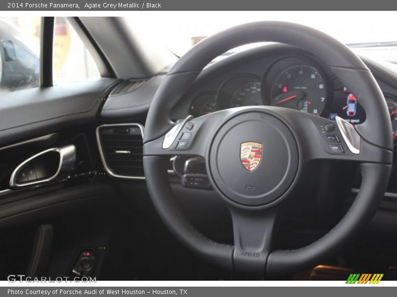 Agate Grey Metallic / Black 2014 Porsche Panamera