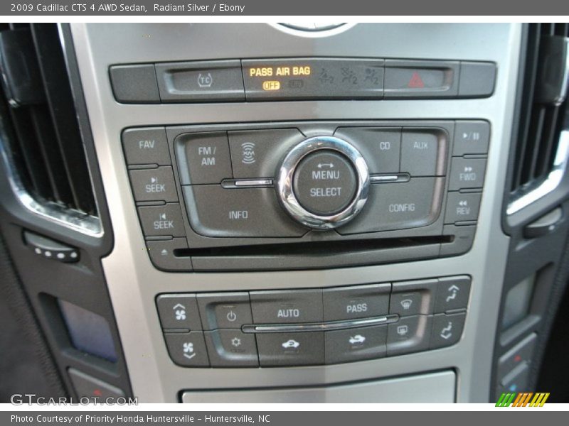Radiant Silver / Ebony 2009 Cadillac CTS 4 AWD Sedan