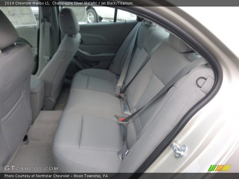Champagne Silver Metallic / Jet Black/Titanium 2014 Chevrolet Malibu LS