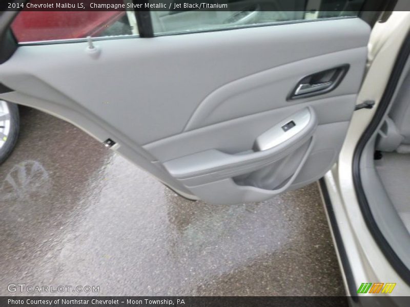 Champagne Silver Metallic / Jet Black/Titanium 2014 Chevrolet Malibu LS
