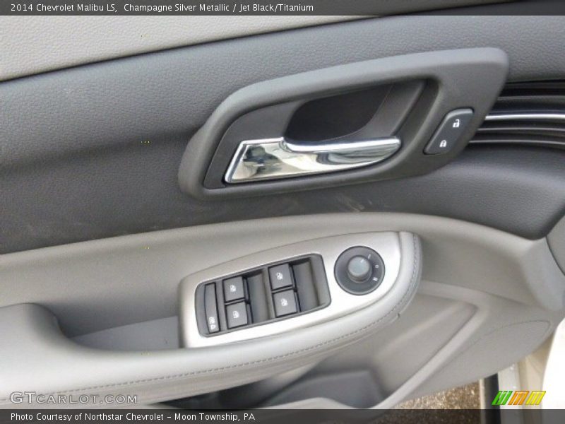 Champagne Silver Metallic / Jet Black/Titanium 2014 Chevrolet Malibu LS