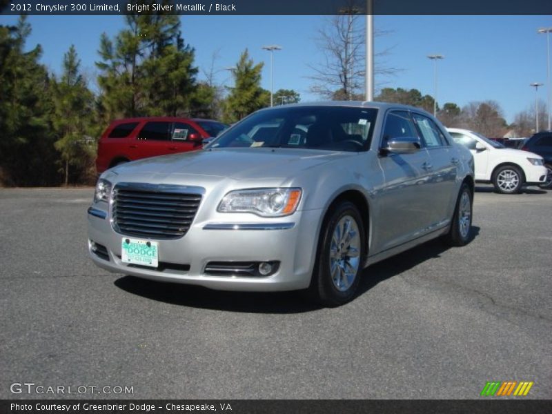 Bright Silver Metallic / Black 2012 Chrysler 300 Limited