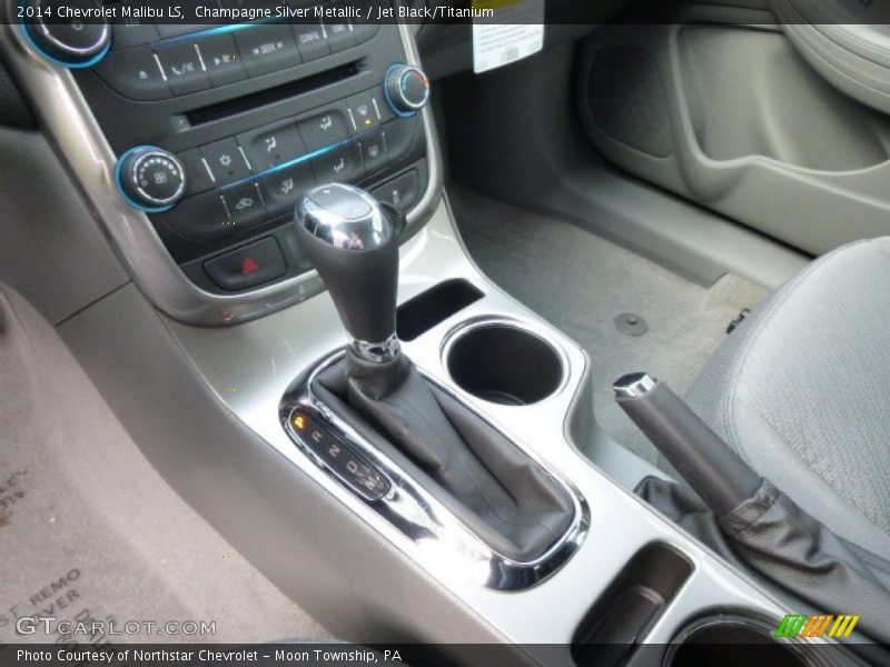 Champagne Silver Metallic / Jet Black/Titanium 2014 Chevrolet Malibu LS