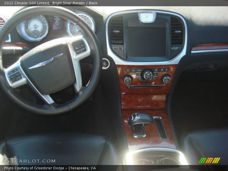 Bright Silver Metallic / Black 2012 Chrysler 300 Limited