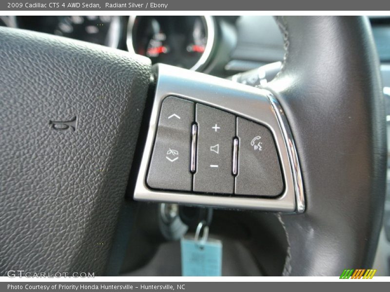Radiant Silver / Ebony 2009 Cadillac CTS 4 AWD Sedan